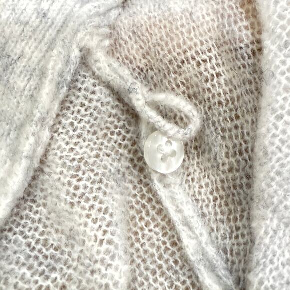 ABERCROMBIE & FITCH Merino Wool Blend Tank & Cardigan Set Size L Heather Grey - Picture 11 of 13